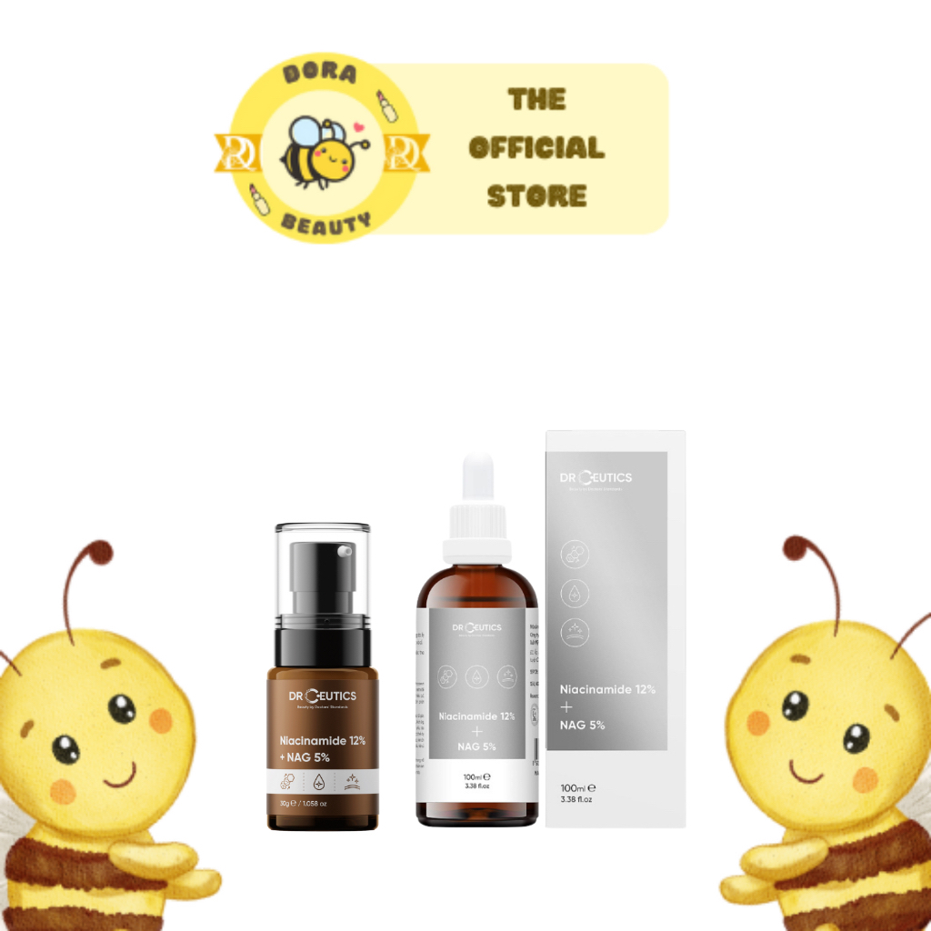 Serum B3 DrCeutics Niacinamide 12% + NAG 5% Kiềm Dầu Sáng Đều Màu Da