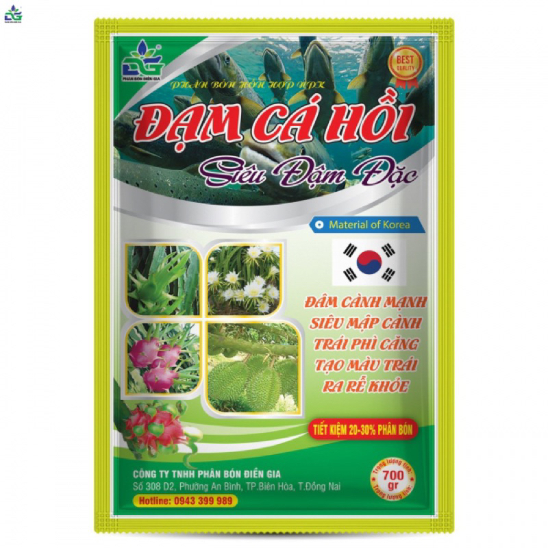 Đạm cá hồi siêu đậm đặc cho cây trồng
