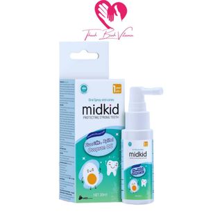Xịt chống sâu răng cho bé Midkid - Bảo vệ men răng, giúp răng chắc khoẻ chai 30ml