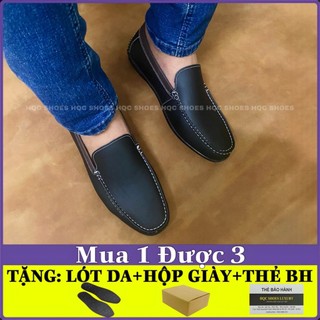 Giày lười nam da bò đế khâu viền bền bỉ thiết kế theo phong cách hàn quốc GL0200