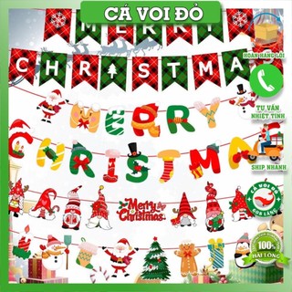 Dây treo trang trí Giáng Sinh Noel hoạt hình dài 3m
