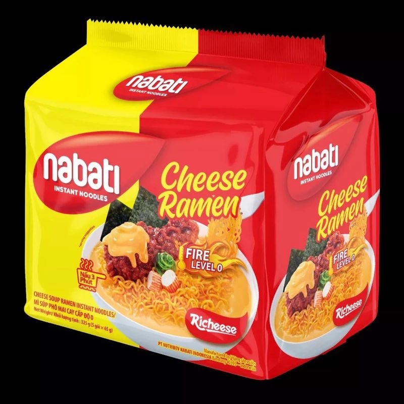 MÌ TRỘN /MÌ NƯỚC NABATI HƯƠNG VỊ PHÔ MAI