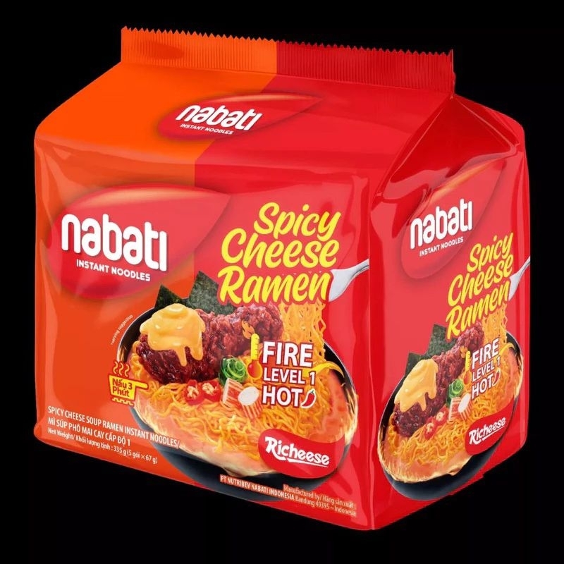 MÌ TRỘN /MÌ NƯỚC NABATI HƯƠNG VỊ PHÔ MAI