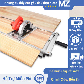 Khung cữ đẩy cắt gỗ khung cữ cắt gạch soi gỗ cắt cốt pha khung cố định máy hàng xịn INOX