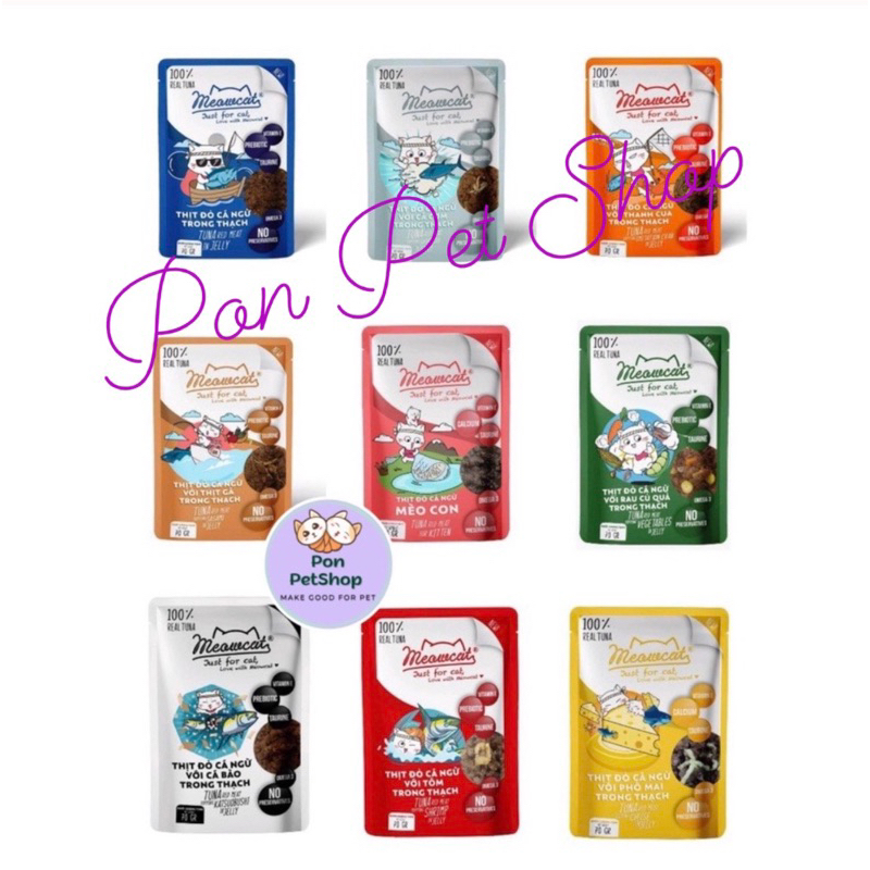 Pate cho mèo meowcat 70g