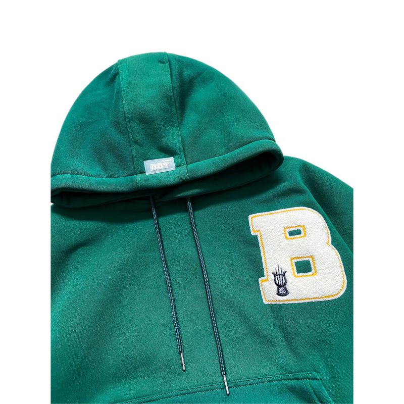Áo hoodie nỉ bông form boxy thêu hình DOR