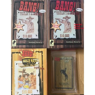 Combo  Bang cơ bản + các mở rộng ( dodge cities, highnoon, fistful of cards, Gold Rush, Wild West Show ) - Việt Hóa