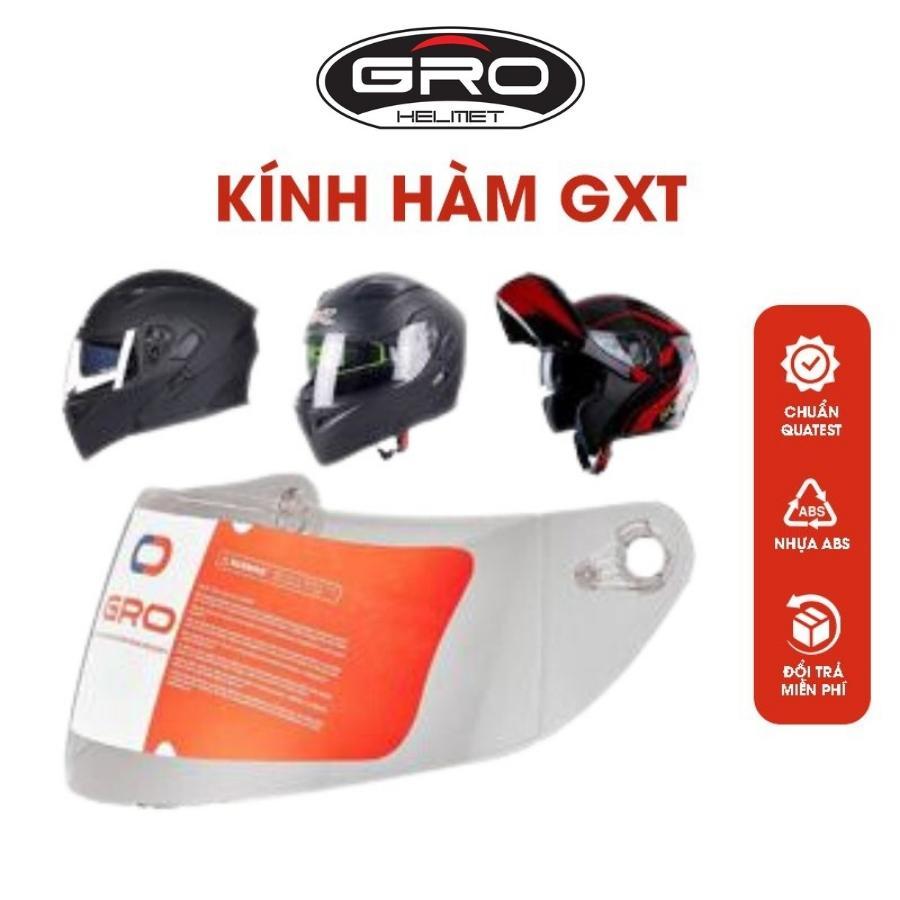 Kính thay thế mũ bảo hiểm GRO cho các dòng mũ fullface, mũ lật hàm GXT 902 lật hàm