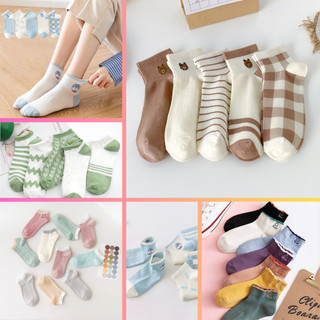 Tất Vớ Nữ Cotton Trơn Cổ Ngắn Xuất Nhật, Tất Cute Nhiều Màu Cực Xinh 88157 BẢO NHI STORE
