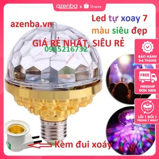 Đèn led 7 màu tự xoay, đèn led vũ trường, đèn led 7 màu quầy bar