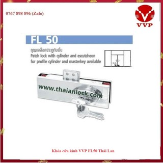 Khóa cửa kính VVP FL50 Thái Lan ( Kẹp khóa FL50)