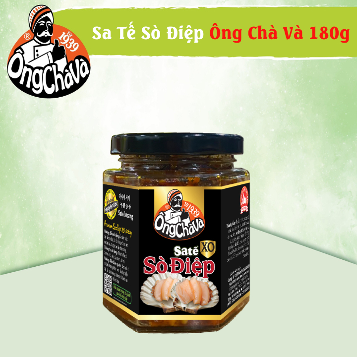 [TẶNG SA TẾ CHAY] Sa Tế Sò Điệp Ông Chà Và 180g (Scallop XO Satay)