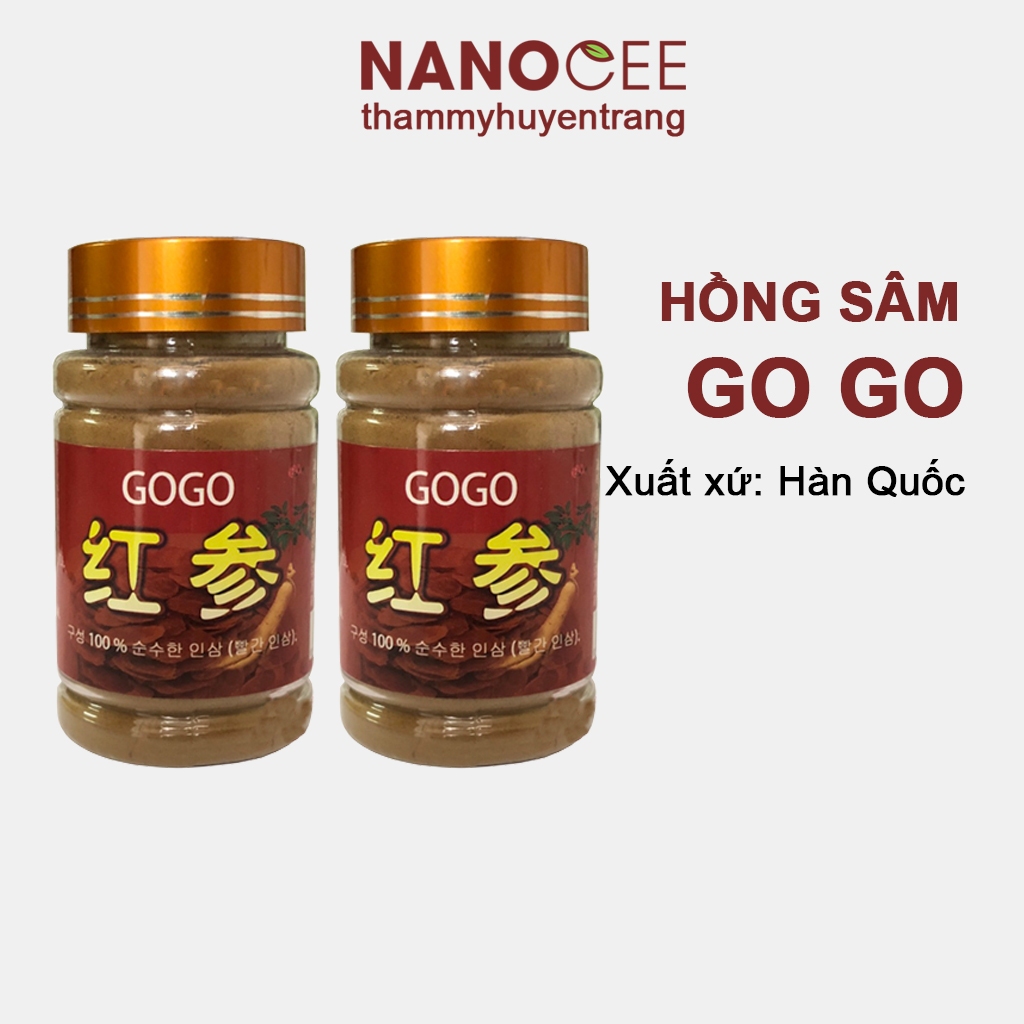 Bột Cấy Trắng Hồng Sâm GOGO