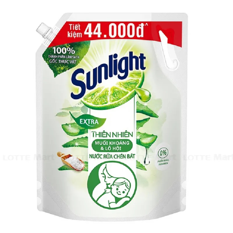 Nước rửa chén Sunlight túi 3.4kg