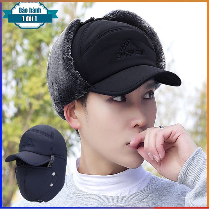 MŨ NAM LÓT LÔNG I NÓN NAM SUPPLEX GIỮ ẤM - ẢNH THẬT