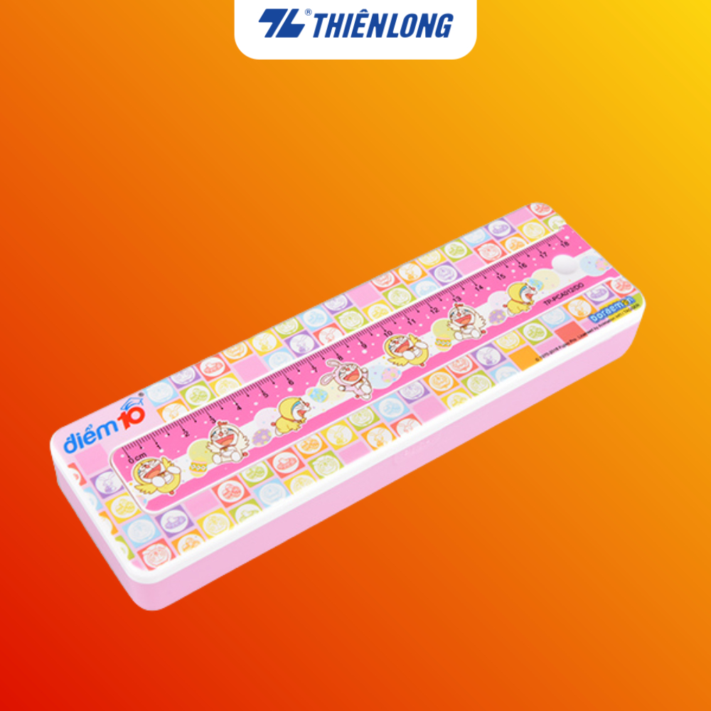 Hộp bút điểm 10 Doraemon TP-PCA012/DO , màu ngẫu nhiên, không chọn màu