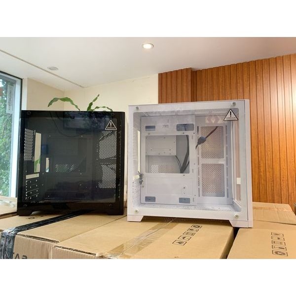 Vỏ Case Máy Tính Bể Cá X-star Mini 2 Mặt Kính Cường Lực - No fan