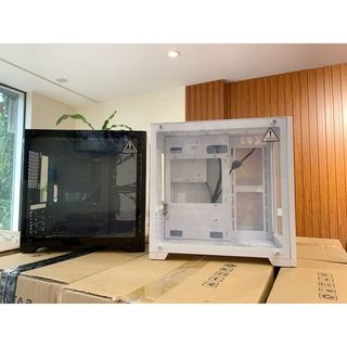 Vỏ case máy tính bể cá x-star mini 2 mặt kính cường lực - no fan