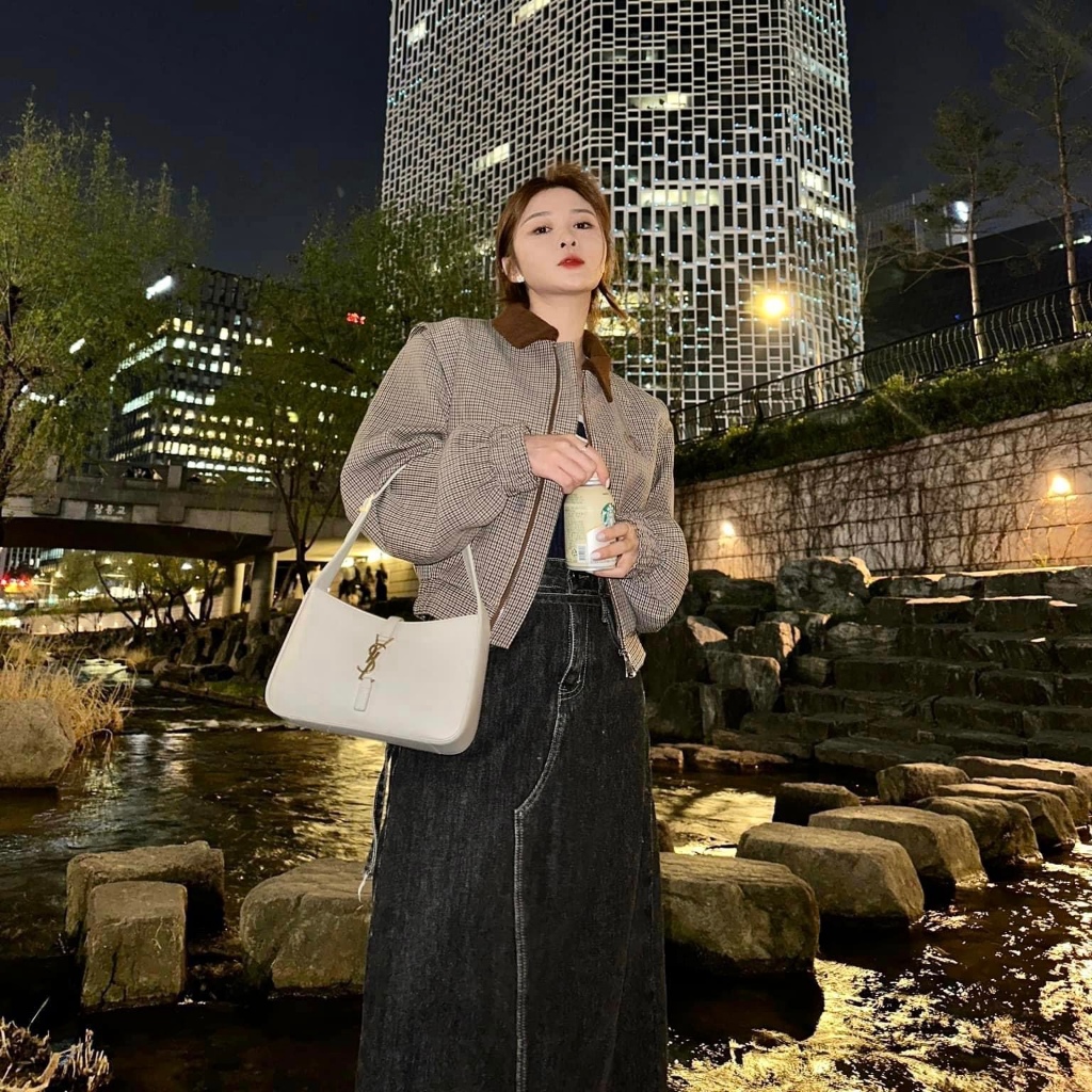 Túi xách nữ, túi Y kẹp nách bản đẹp size 25 - Lucky9store