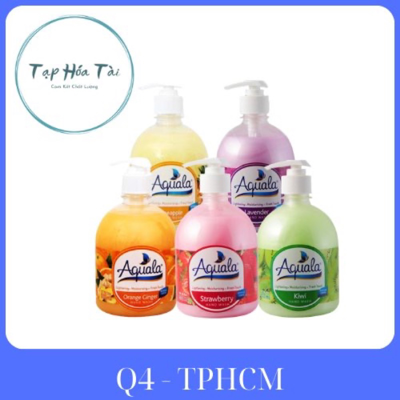 ⚡Nước rửa tay Aquala 500ml đủ mùi cam kết chính hãng 100%⚡