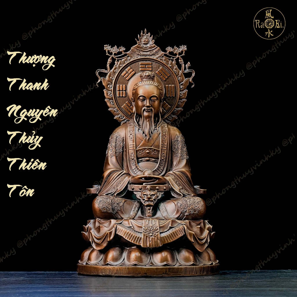 Bộ Tôn Tượng Tam Thanh - Tượng Đồng Thờ Cúng Đạo Giáo