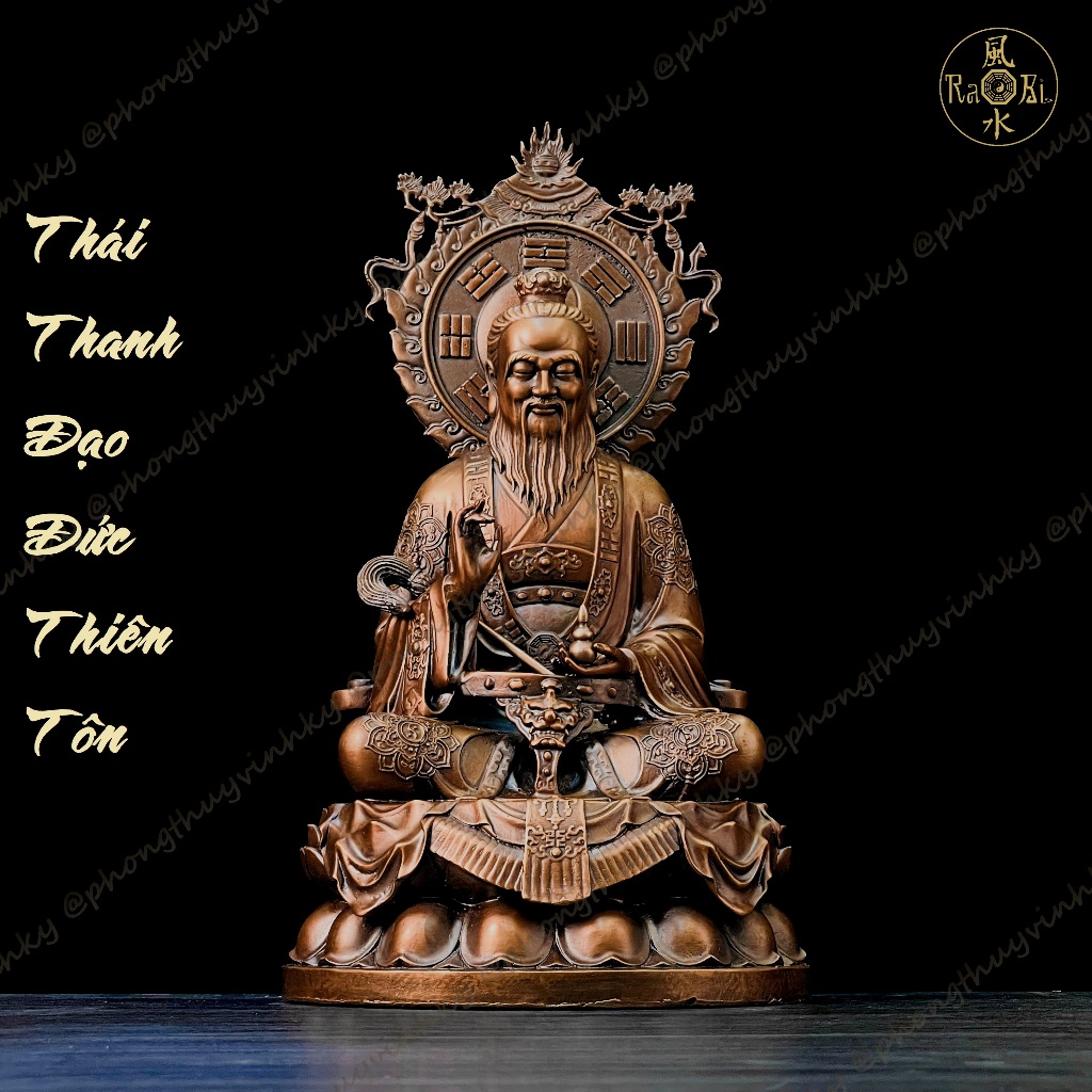 Bộ Tôn Tượng Tam Thanh - Tượng Đồng Thờ Cúng Đạo Giáo