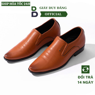 Giày tây nam công sở chất da cao cấp mềm mại, giày da đế cao su nhẹ chống trơn GD13