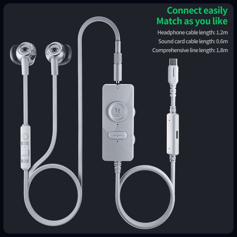 Tai nghe plextone G21 và bộ DAC GS21 dành cho điện thoại và PC, chuyên game PUBG mobile, freefire, có mic cực rõ