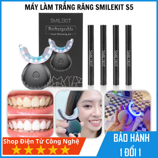 Máy làm trắng răng smilekit, tẩy trắng răng không ê buốt, giúp răng trắng sáng chắc khỏe