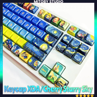 Keycap Starry Sky Cherry XDA profile PBT Dyesub bàn phím cơ Mitoby Studio