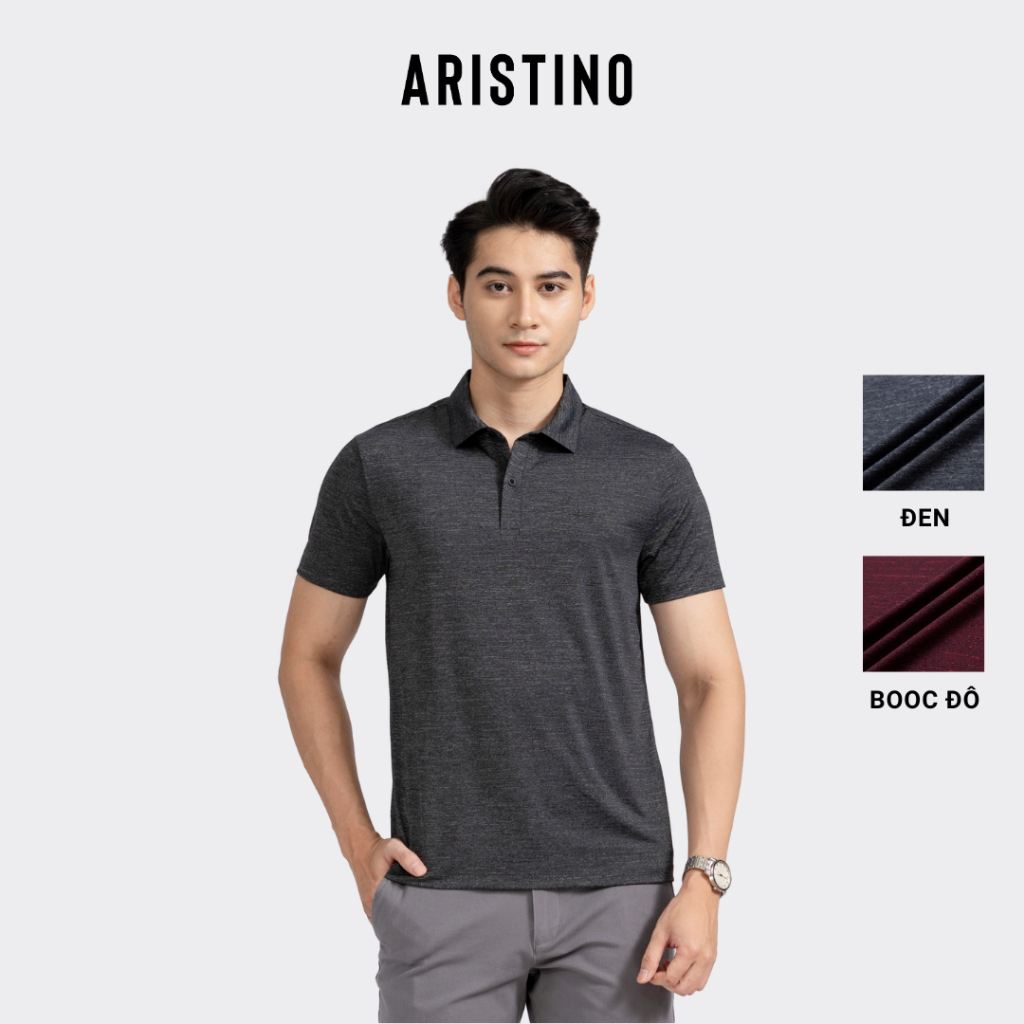 Áo polo ngắn tay ARISTINO phom Regular fit suông nhẹ, màu sắc nam tính, lịch sự -  APS191S2