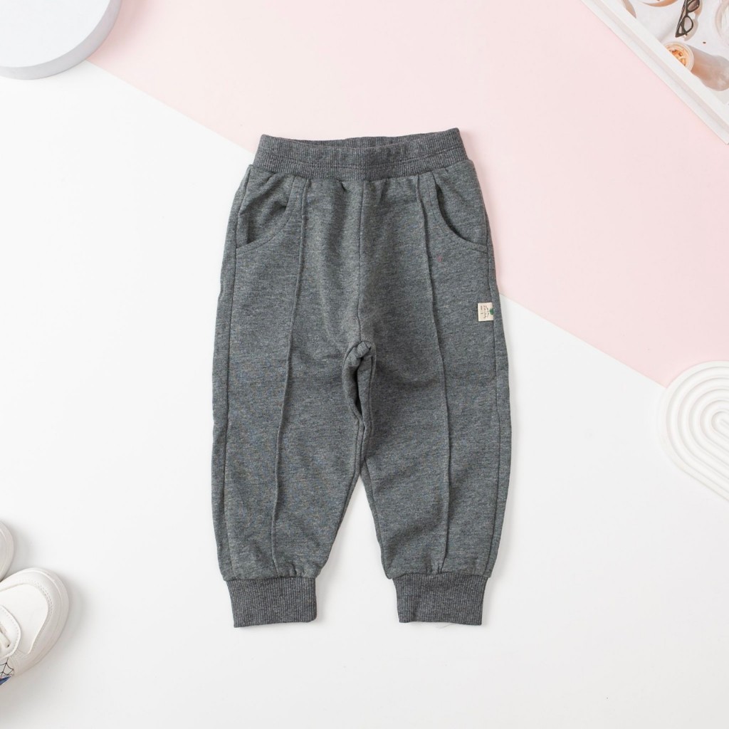 Quần bo gấu, chất nỉ da cá cho bé trai, bé gái