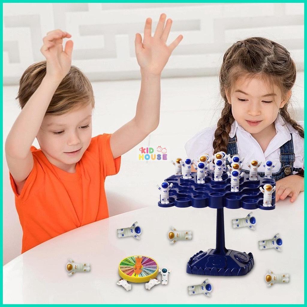 Bộ đồ chơi board game phi hành gia cân bằng 48 -50 con, trò chơi 50 ếch cân bằng vui nhộn cho bé