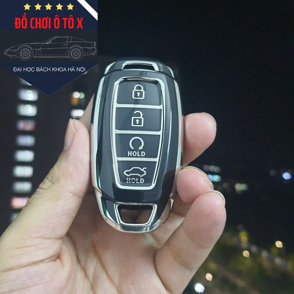 Ốp chìa khóa xe Hyundai Accent 4 phím, ốp chìa khóa hyundai elantra 2023