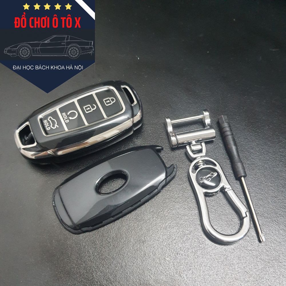 Ốp chìa khóa xe Hyundai Accent 4 phím, ốp chìa khóa hyundai elantra 2023