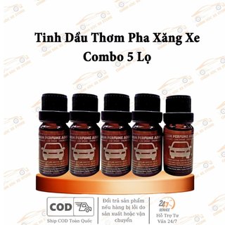 Combo 5 Lọ Tinh Dầu Thơm Cao Cấp Cho Xe Máy 4 Thì Và 2 Thì