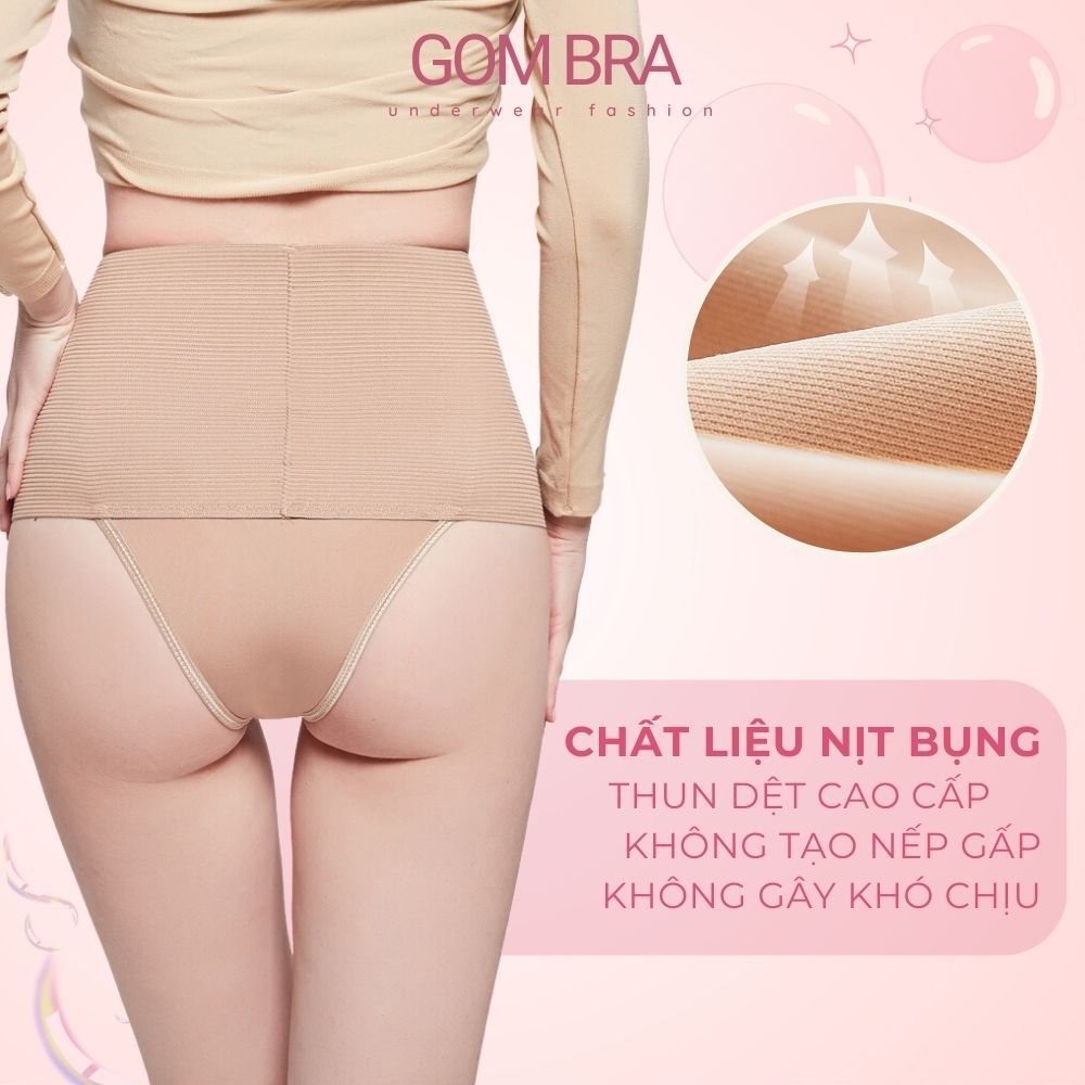 Quần gen nịt bụng dưới mặc váy GOM BRA, thiết kế định hình siết eo chống cuộn, co giãn tốt - SA-036