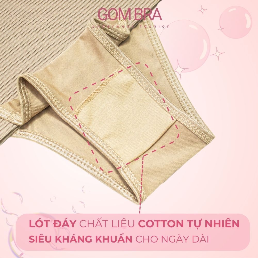 Quần gen nịt bụng dưới mặc váy GOM BRA, thiết kế định hình siết eo chống cuộn, co giãn tốt - SA-036