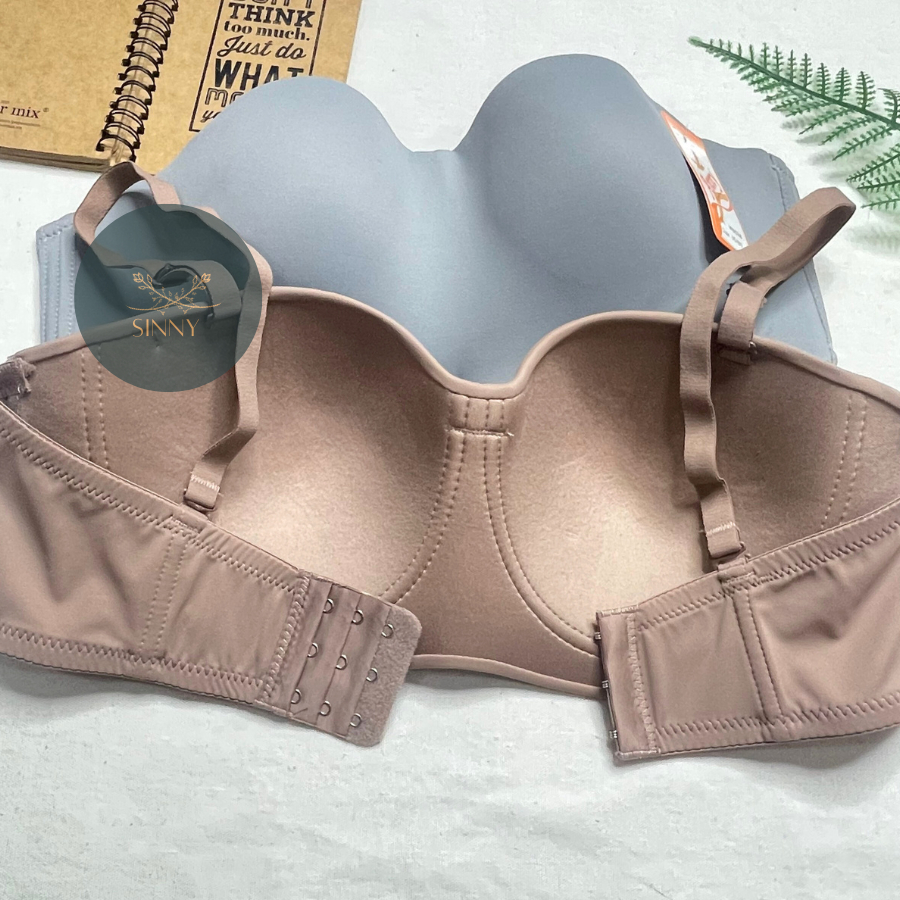 Áo ngực quả ngang bigsize chống tuột có gọng, áo lót Thái Lan không đệm bản nách to Anny 9578, Sinny