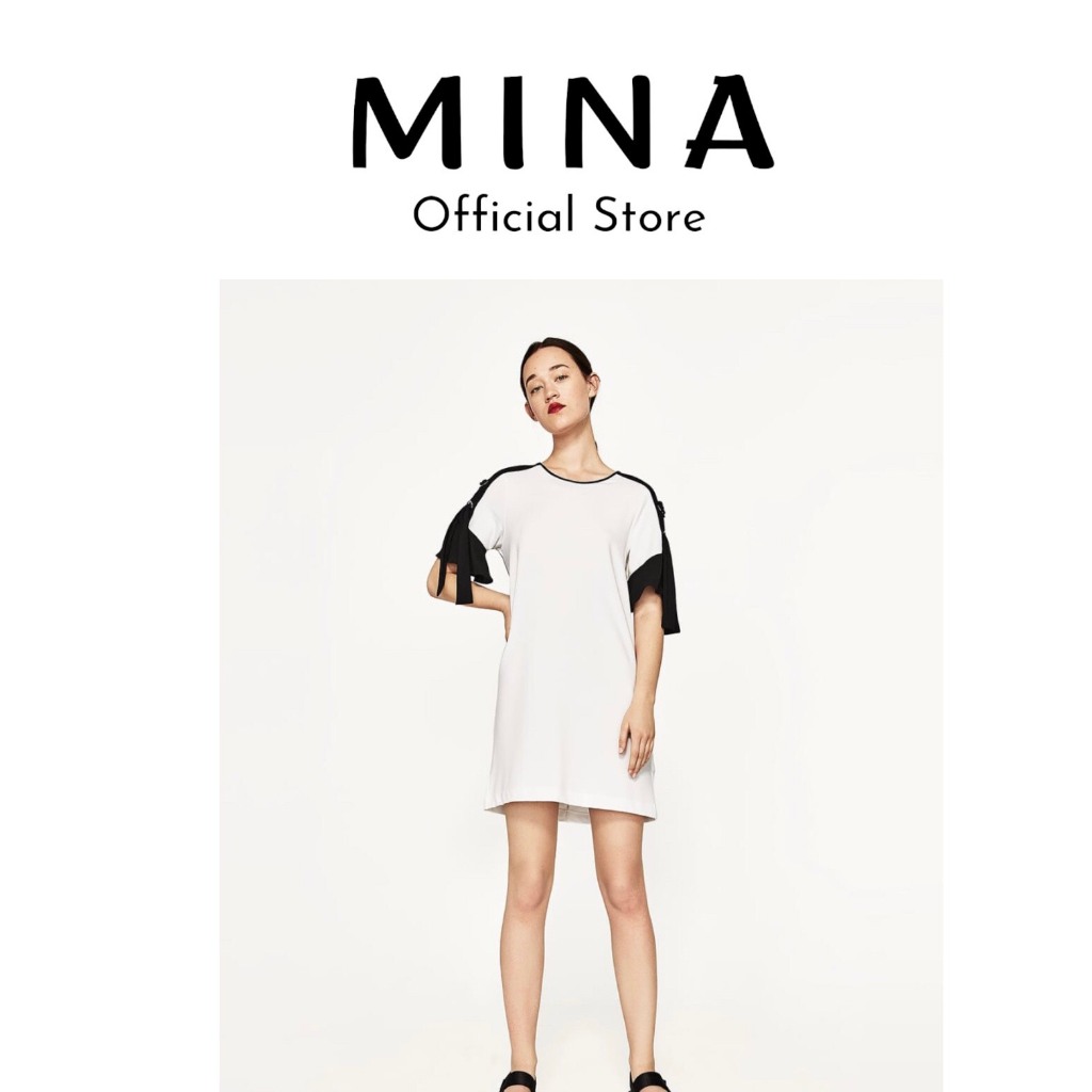 ĐẦM ĐAN DÂY ZARA - CẮT TAG, CHƯA MẶC - MỚI 80%. BỊ LỖI NHẸ