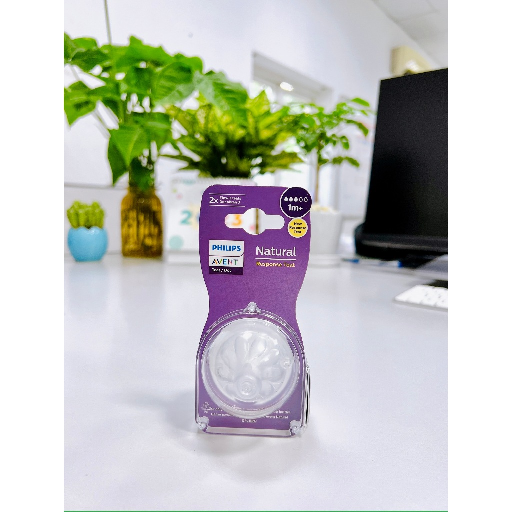 Philips Avent Núm ty mô phỏng tự nhiên mới SCY962/02 SCY963/03 SCY964/02 SCY965/02 SCY966/12