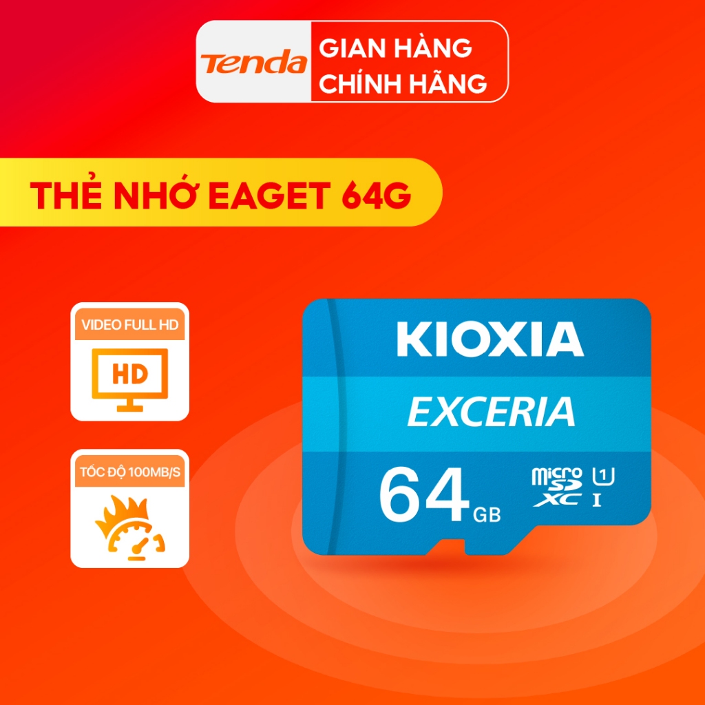 Thẻ nhớ microSD Kioxia/Patriot 32GB /64GB/ 128GB Exceria C10 U1 LMEX1L032GG4 tốc độ 100m/s