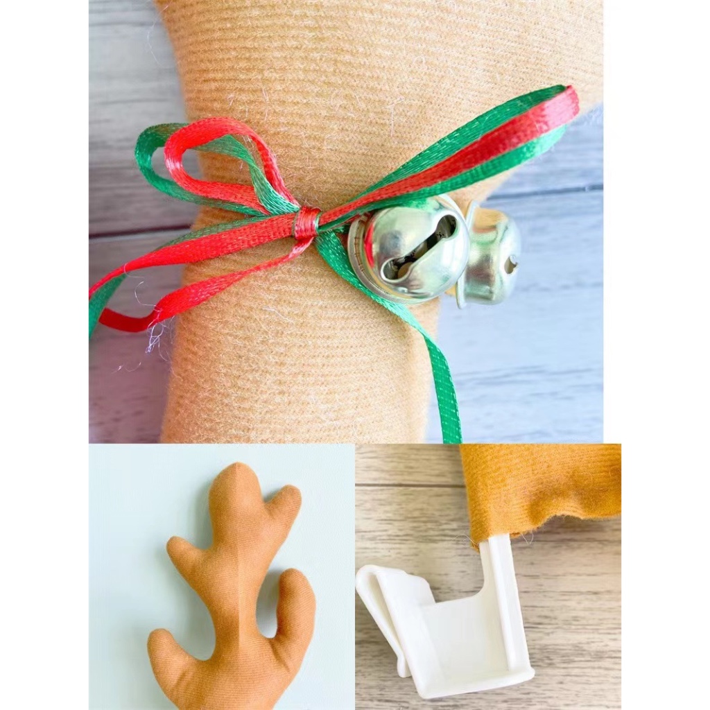 Bộ sừng mũi tuần lộc trang trí xe hơi ô tô mùa Noel Giáng Sinh