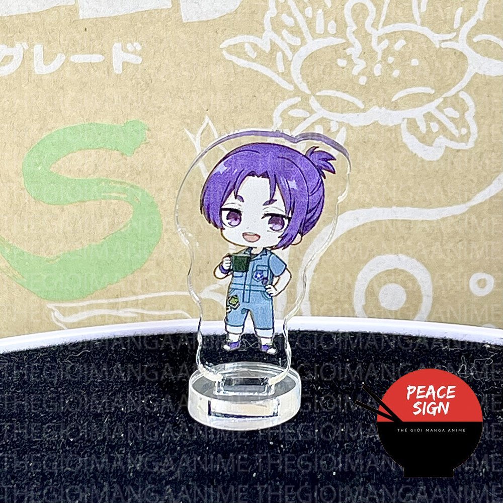 Móc khóa BLUE LOCK ver KỸ SƯ in hình anime chibi mica trong acrylic quà tặng dễ thương