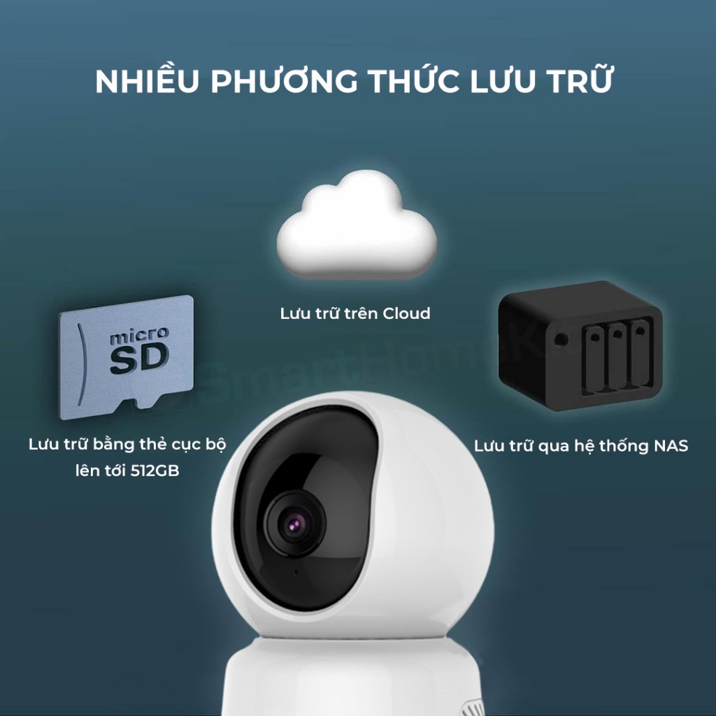 Camera thông minh Aqara E1 Wifi 6E - Tương thích HomeKit, độ phân giải 2K, giá xoay 360