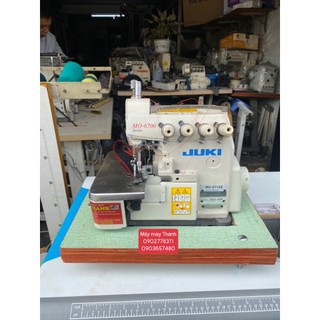 Máy vắt sổ juki 6700 cao cấp xài combo bàn mini chính hãng nhỏ gọn