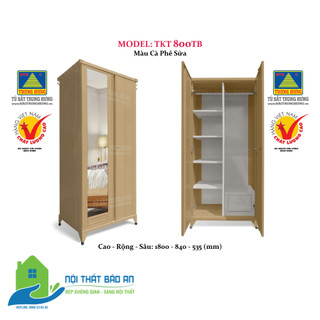 Tủ sắt lắp ráp trung hưng tkt 800tb bảo an