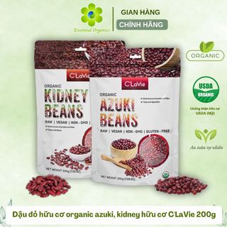 Đậu đỏ azuki kidney organic azuki kidney beans C'Lavie 200g date 20/12/2024