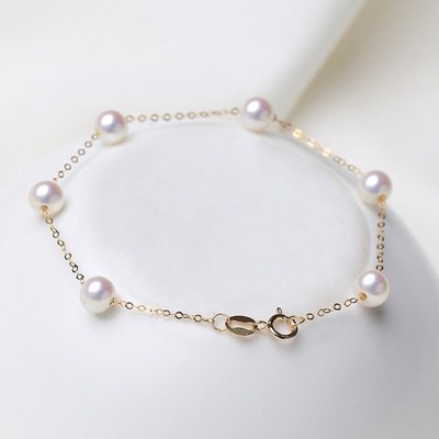Vòng Tay Bạc Mix Hạt Ngọc Trai 6ly Kiểu Dáng Thời Trang, Thanh Lịch Cho Các Nàng - Ngọc Trai Trường Thịnh