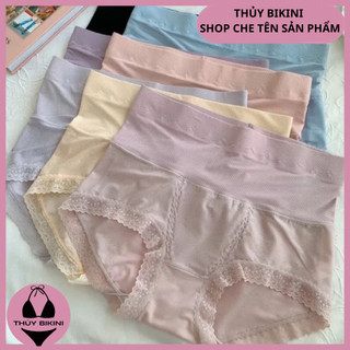 Quần lót nữ cotton gen bụng cạp cao thông hơi S2207